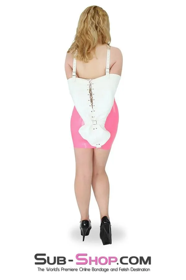 0582HS-SIS      Sissy Training Bound Sissies Pretty Angel White Armbinder