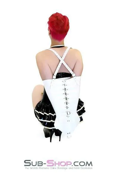 0582HS-SIS      Sissy Training Bound Sissies Pretty Angel White Armbinder