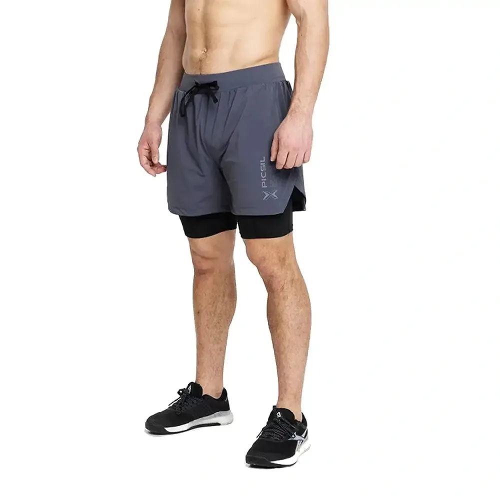 2-in-1 Compression Shorts Man 0.1 (Kurze Kompressionshose)