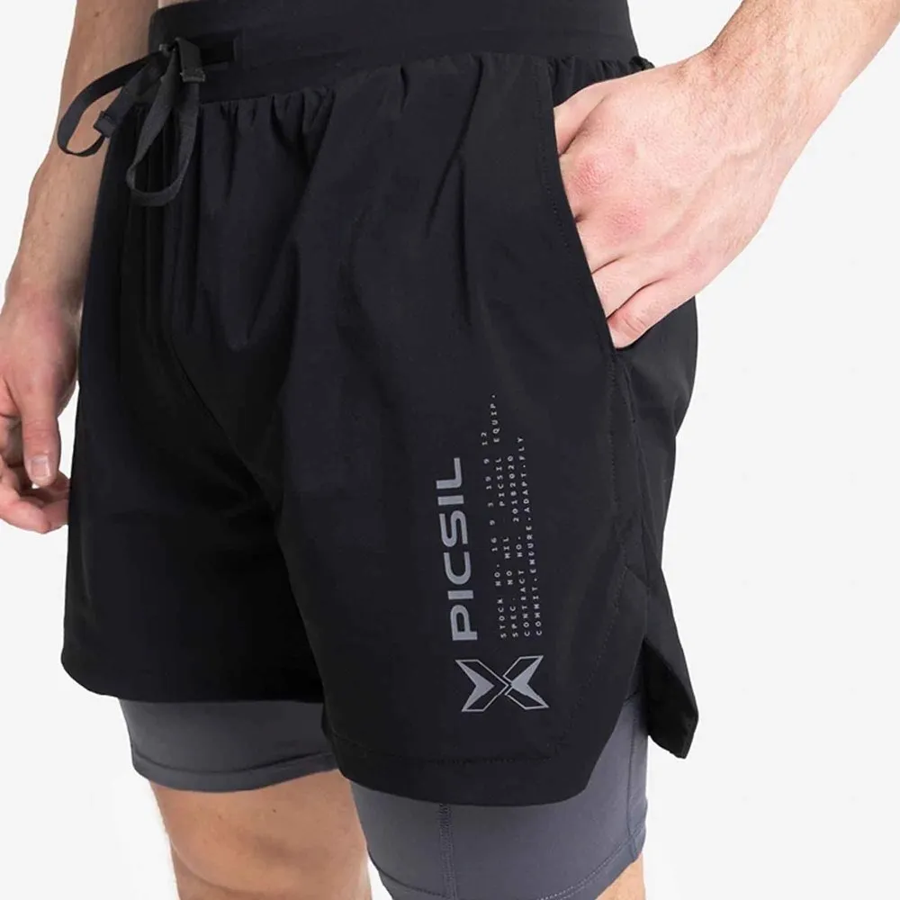 2-in-1 Compression Shorts Man 0.1 (Kurze Kompressionshose)