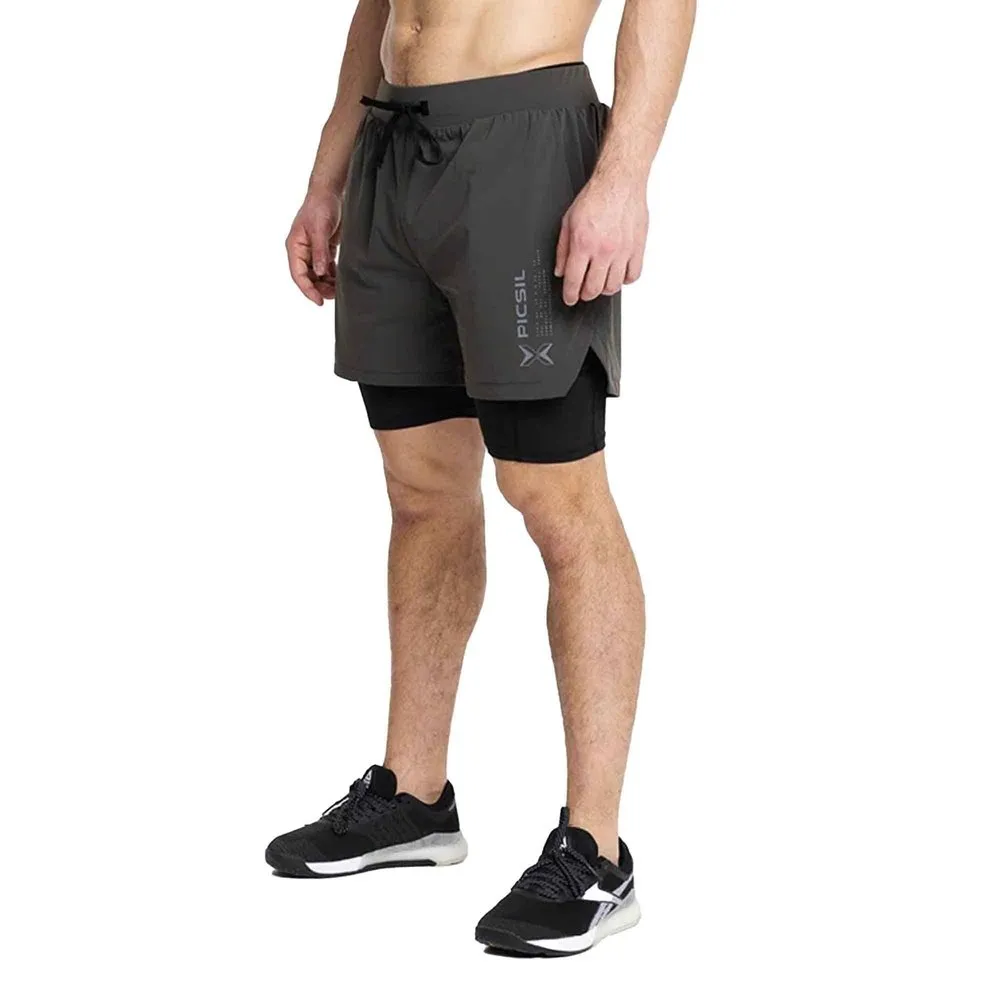 2-in-1 Compression Shorts Man 0.1 (Kurze Kompressionshose)