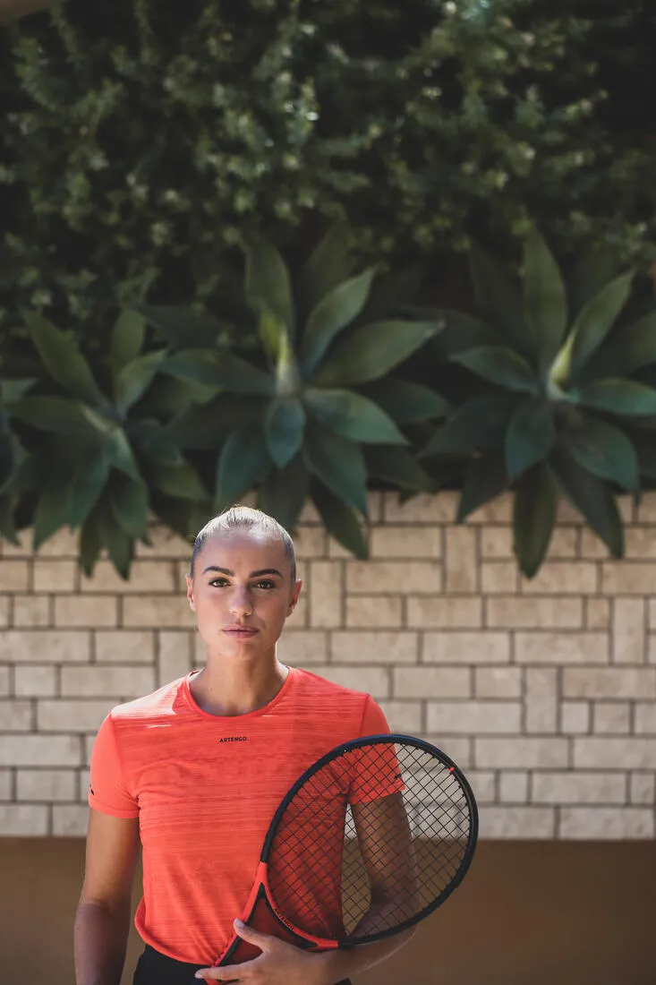 270 g Adult Tennis Racket TR990 Power Lite - Red/Black