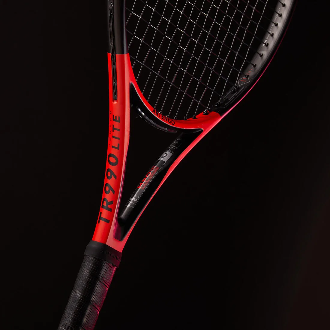 270 g Adult Tennis Racket TR990 Power Lite - Red/Black