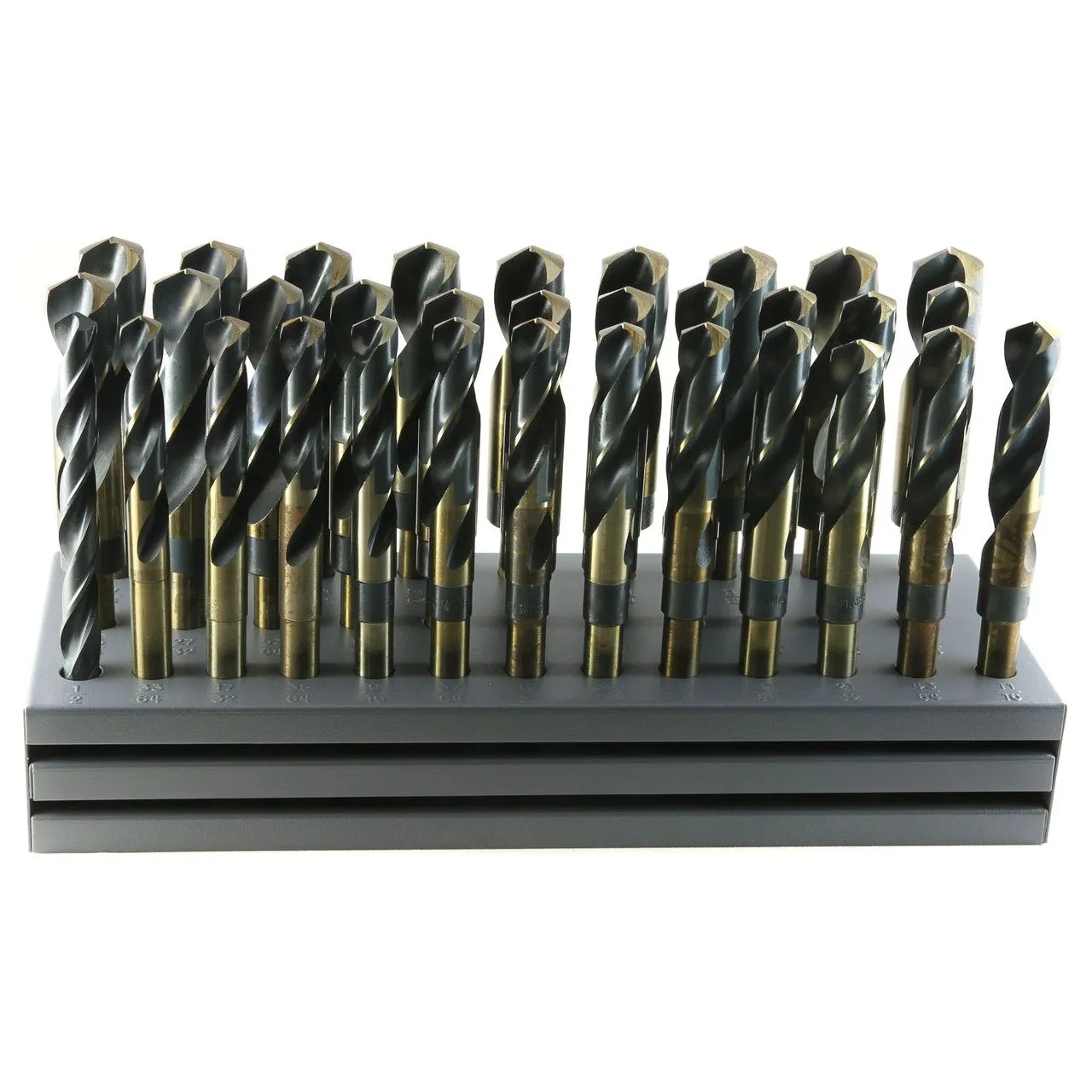 32 Pc S&D IMP FLT STD Set 1/2-1 with Drill  | Drillco 1000EF32