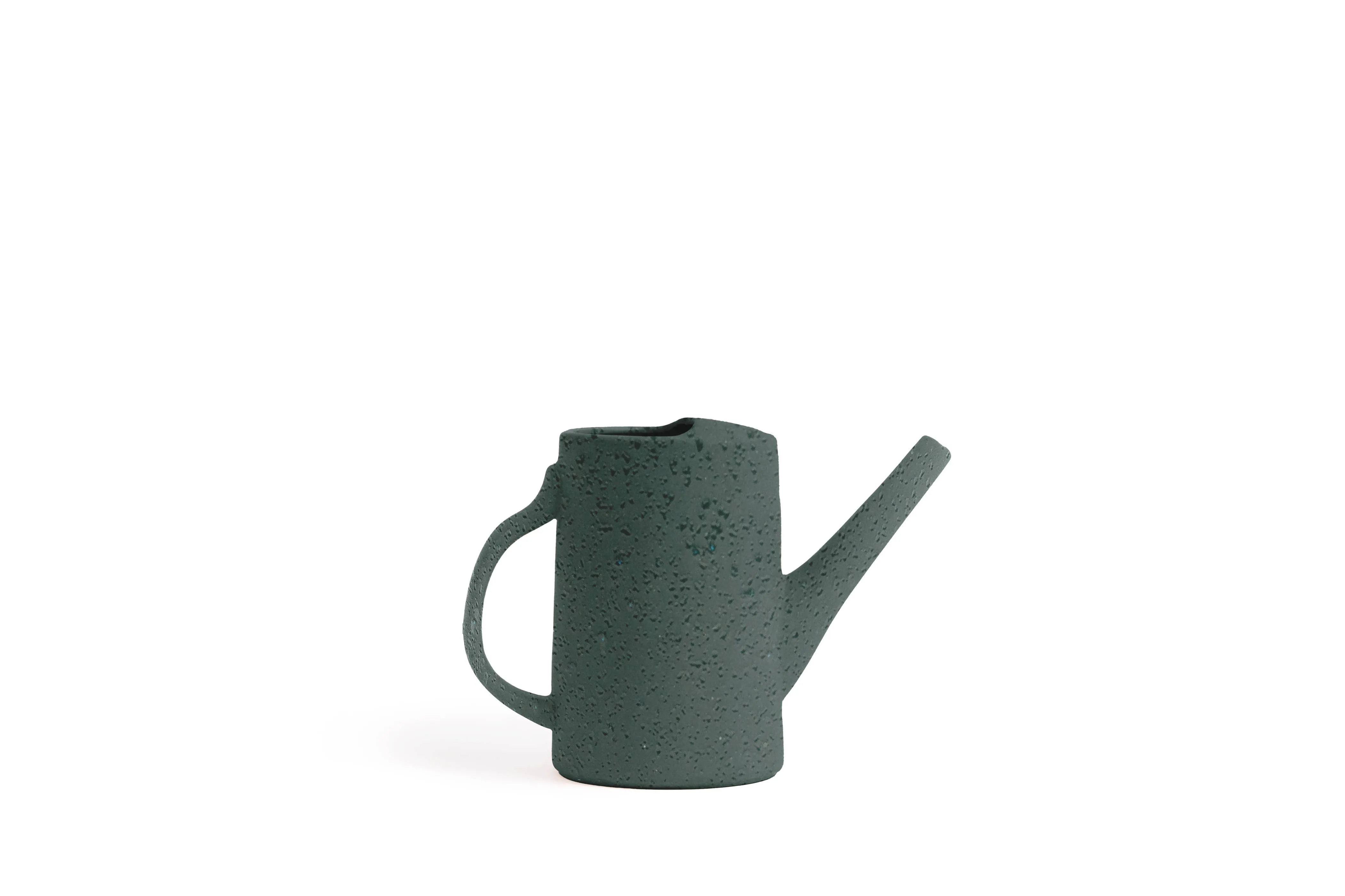 6" Gemstone Watering Can | White Sesame