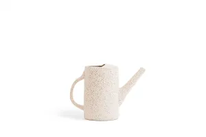 6" Gemstone Watering Can | White Sesame