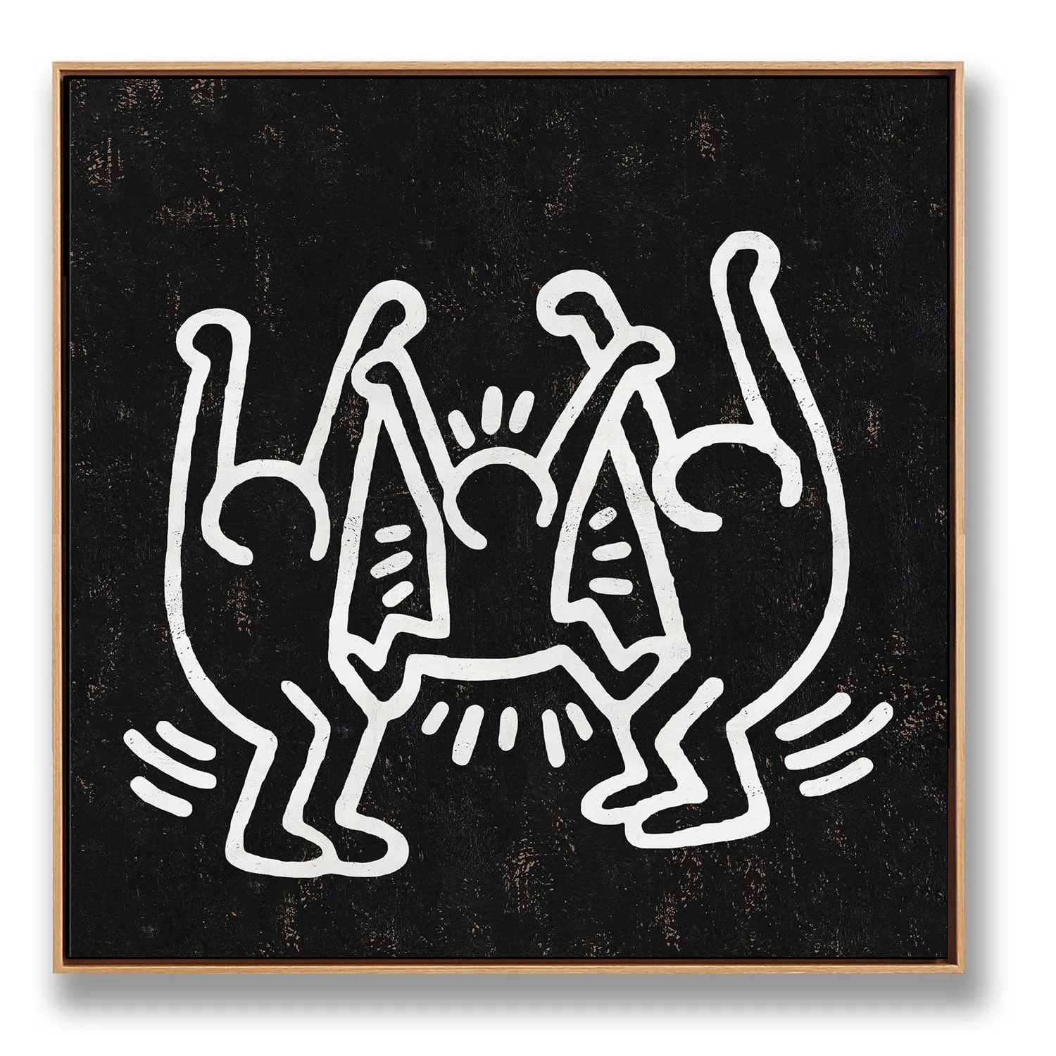 Abstract Dancing Man Painting H305SR