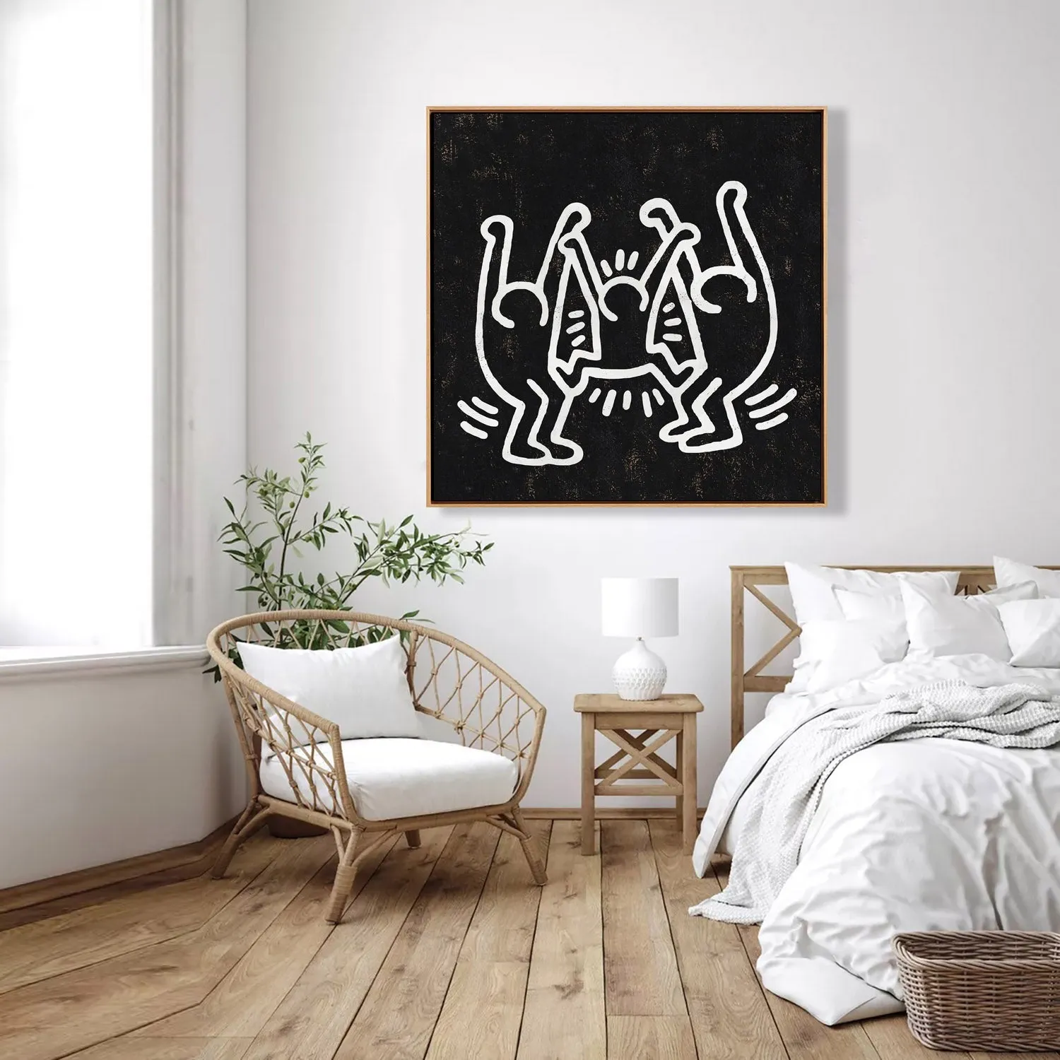 Abstract Dancing Man Painting H305SR
