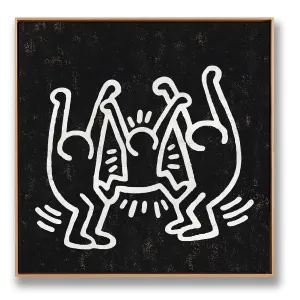 Abstract Dancing Man Painting H305SR
