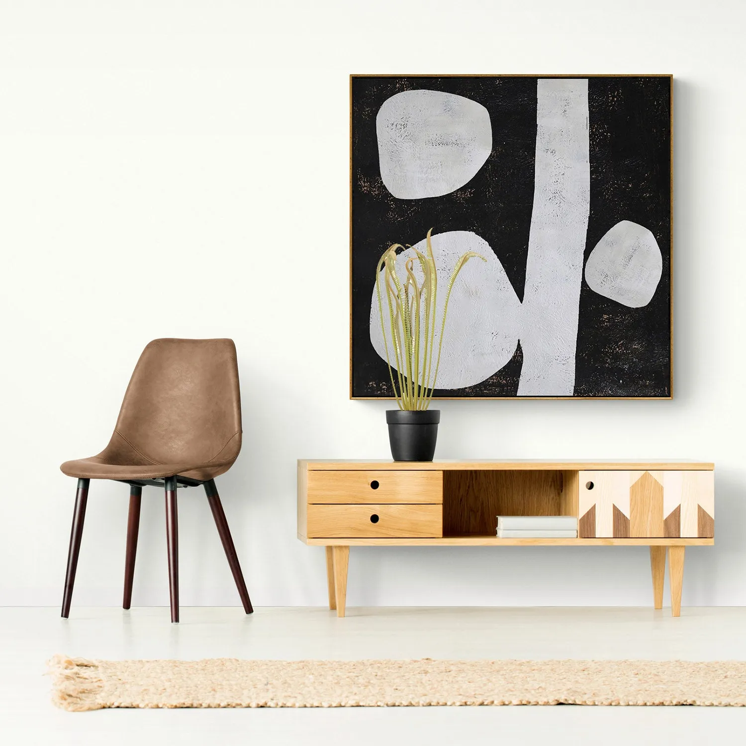 Abstract Flower Painting H95S