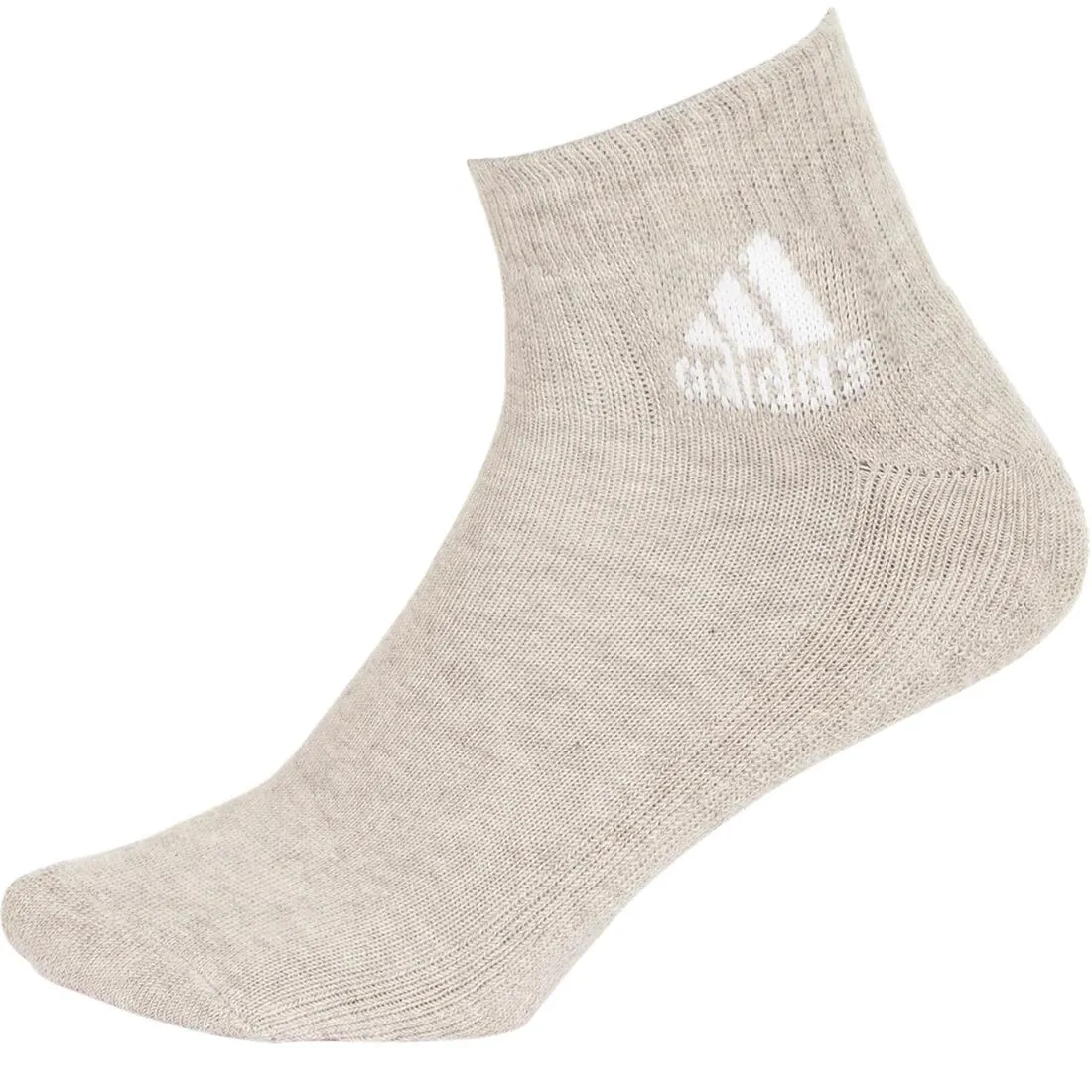 AdiAnkle Mid Tennis Socks Tri-Pack - White/Black