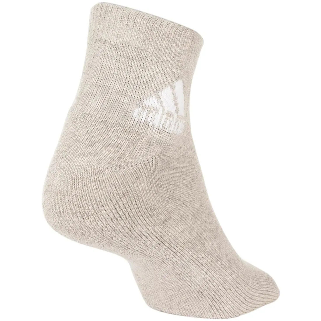 AdiAnkle Mid Tennis Socks Tri-Pack - White/Black