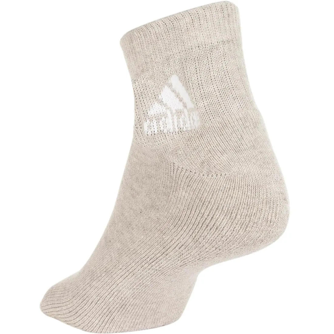 AdiAnkle Mid Tennis Socks Tri-Pack - White/Black