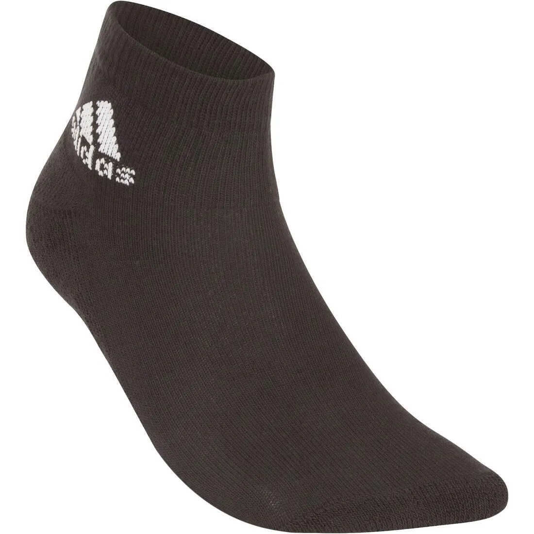 AdiAnkle Mid Tennis Socks Tri-Pack - White/Black