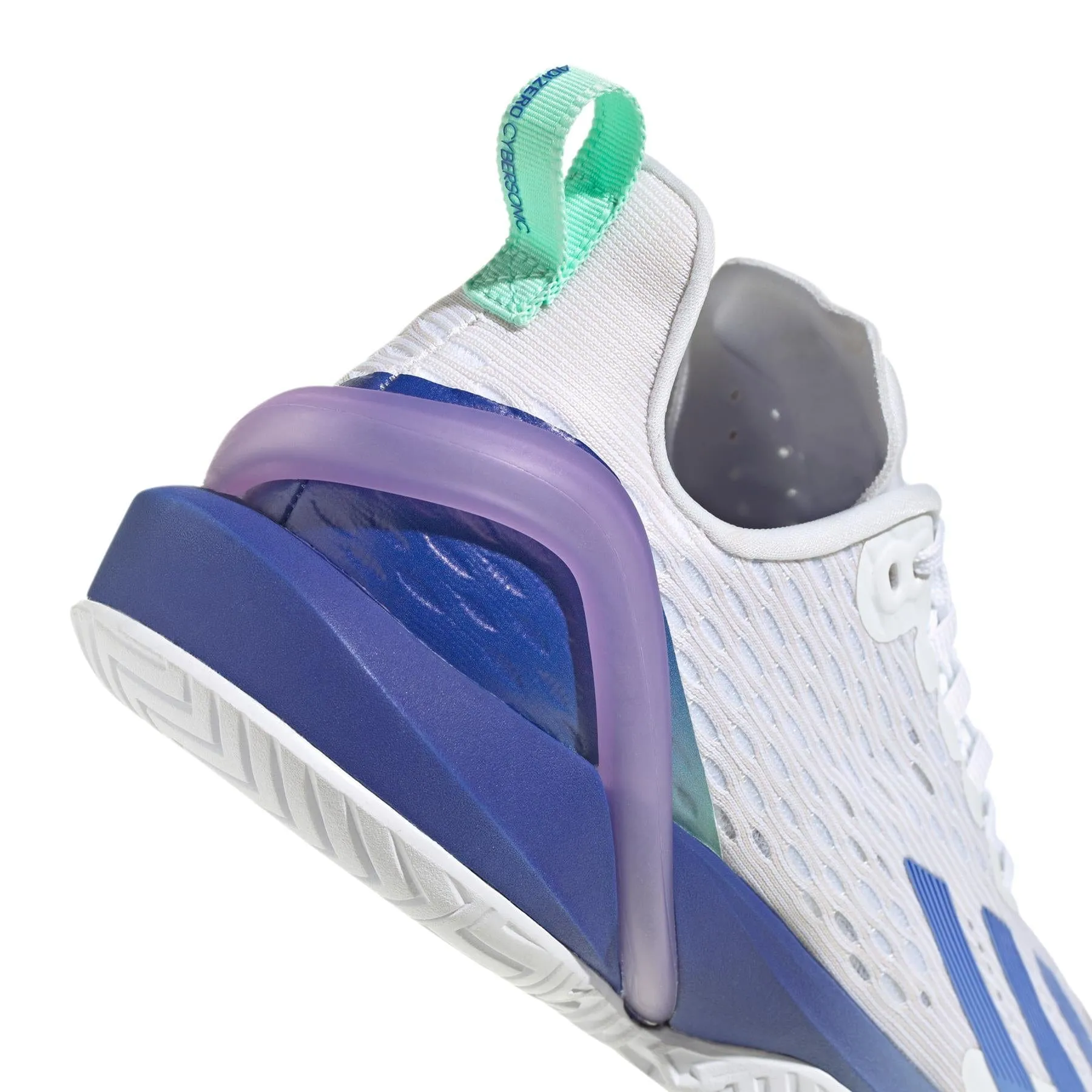 adidas Adizero Cybersonic Womens Tennis Shoes - Cloud White / Blue Fusion / Pulse Mint