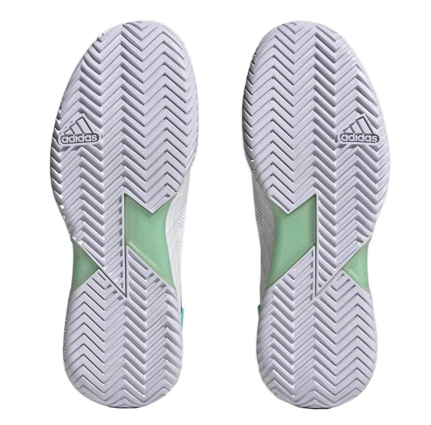 adidas Adizero Ubersonic 4 Womens Tennis Shoes - Cloud White / Violet Fusion / Silver Metallic