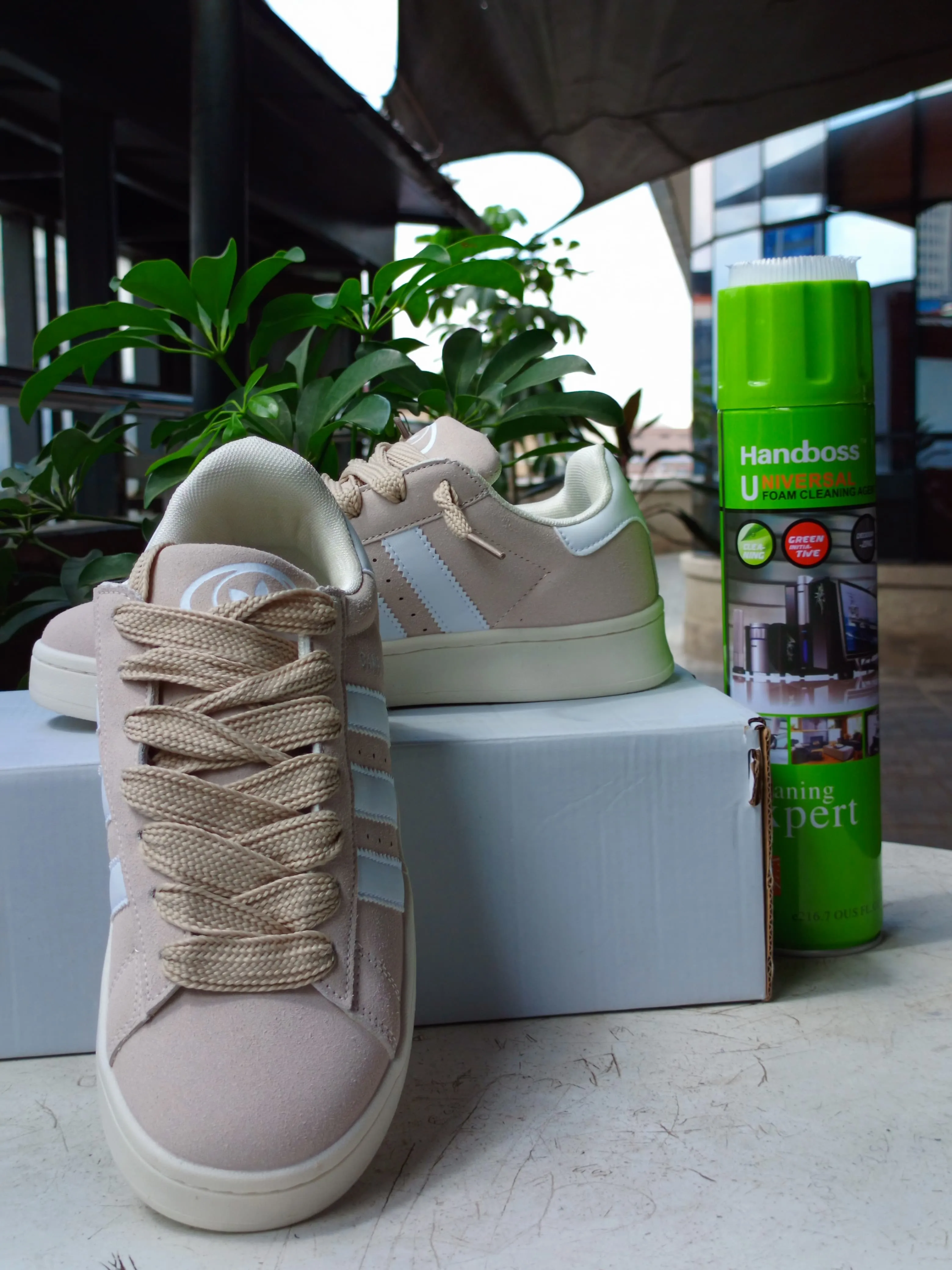 Adidas Campus Beige/White