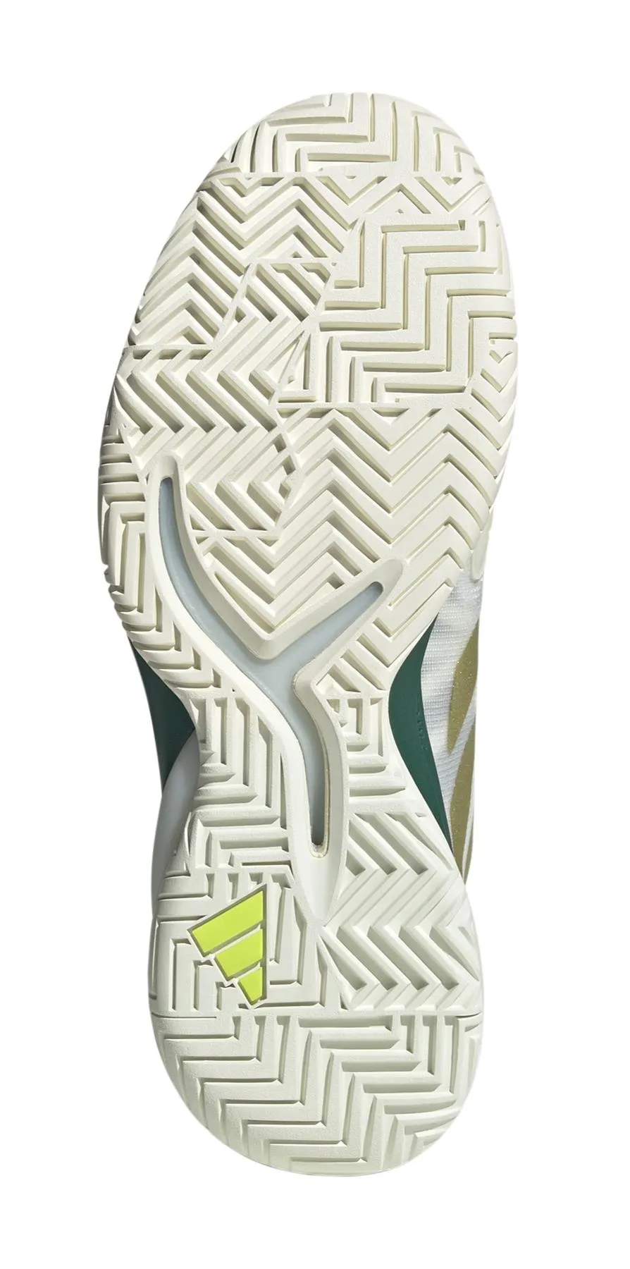 ADIDAS Cybersonic 2 Mens Tennis Shoes - White / Gold / Green