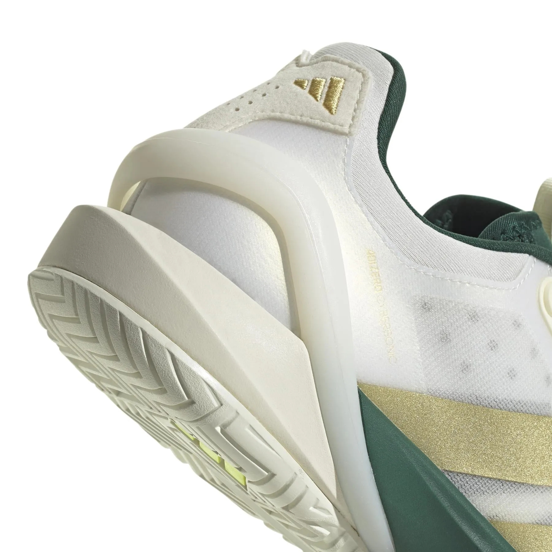 ADIDAS Cybersonic 2 Mens Tennis Shoes - White / Gold / Green