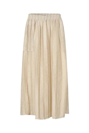 AKANA MAXI SKIRT - CREME
