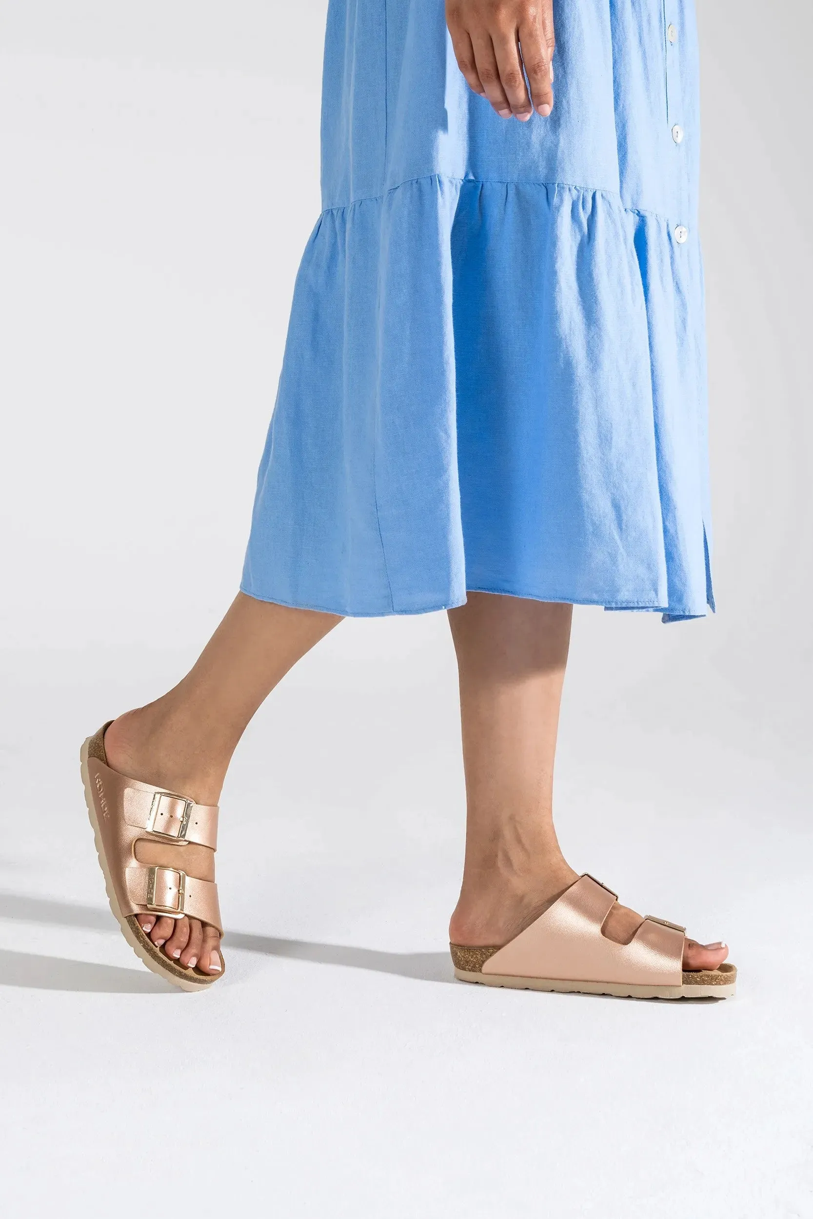 'Alba' women's sandal - Bronze