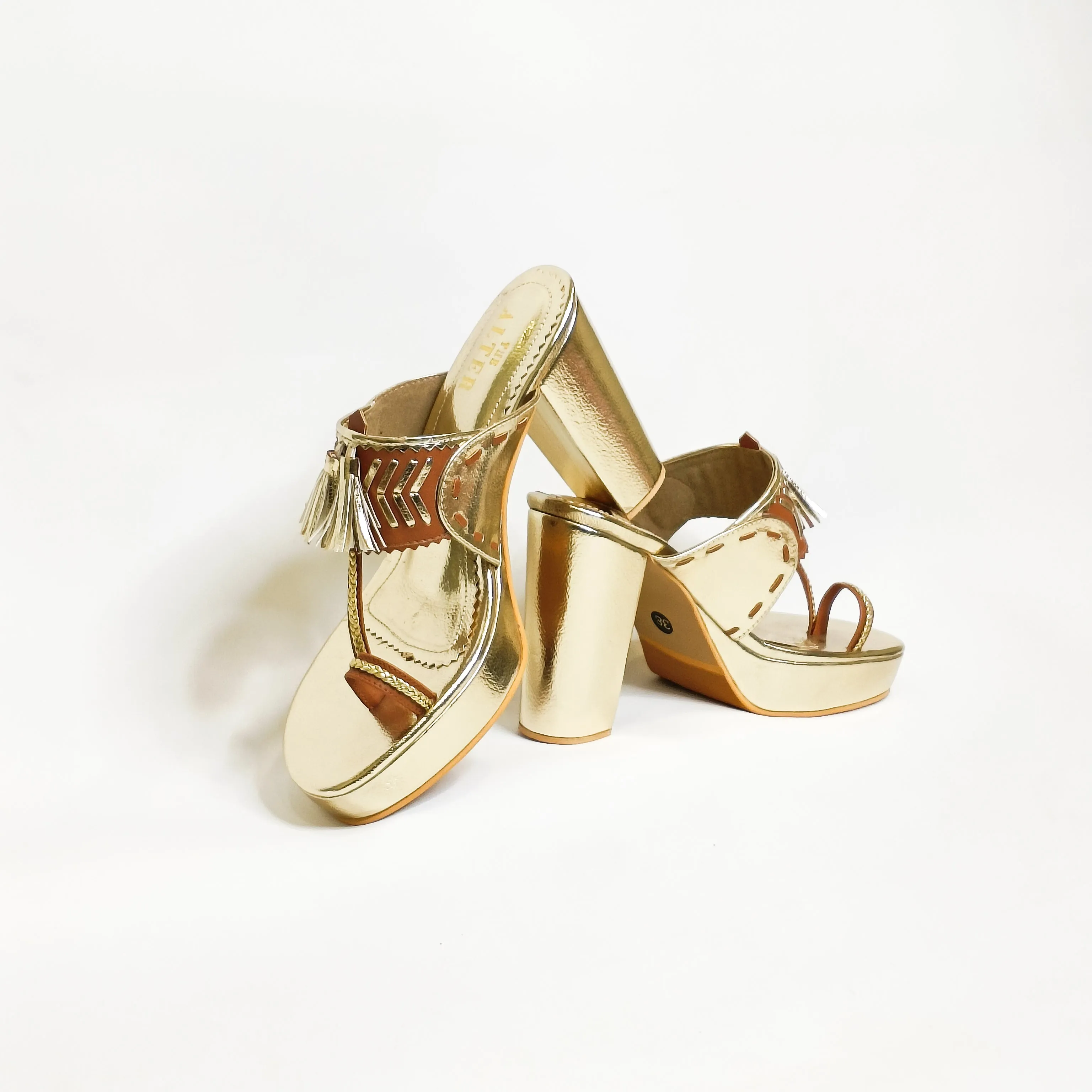 Amirah Kohla Block Heels