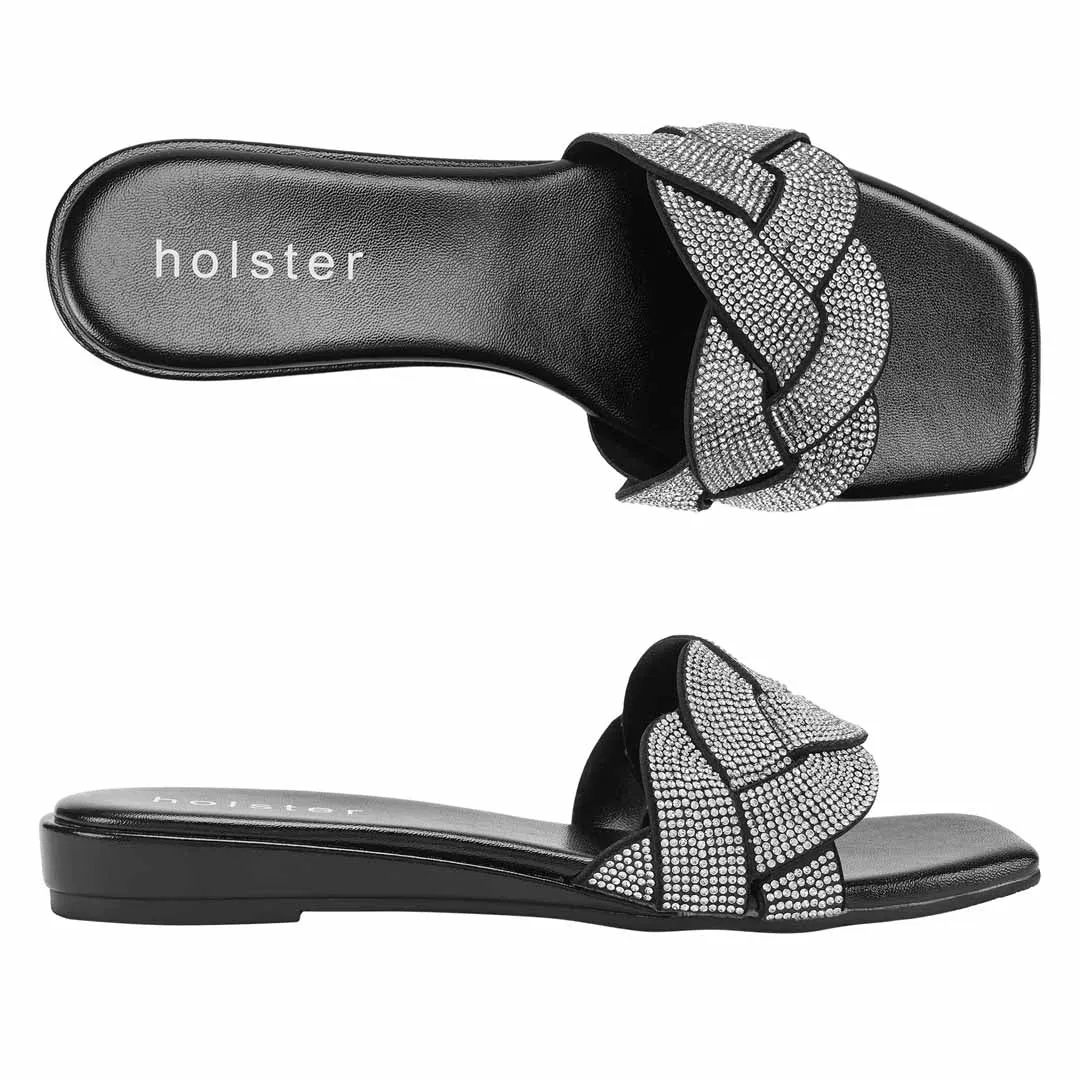 Anastasia Low Wedge & Zara Low Wedge Bundle - Black / Tan