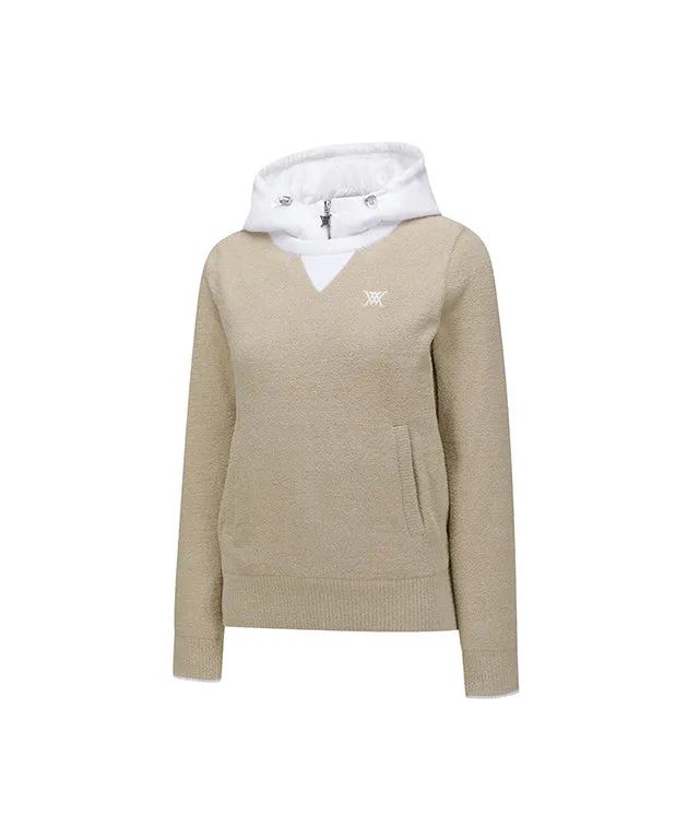 ANEW Golf: Women Hoodie Sweater - Beige