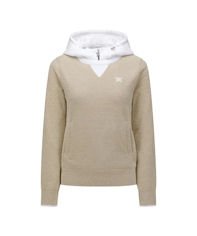ANEW Golf: Women Hoodie Sweater - Beige
