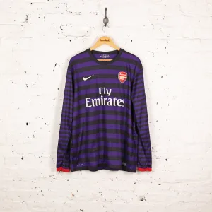 Arsenal 2012 Long Sleeve Nike Football Shirt - Purple - XL
