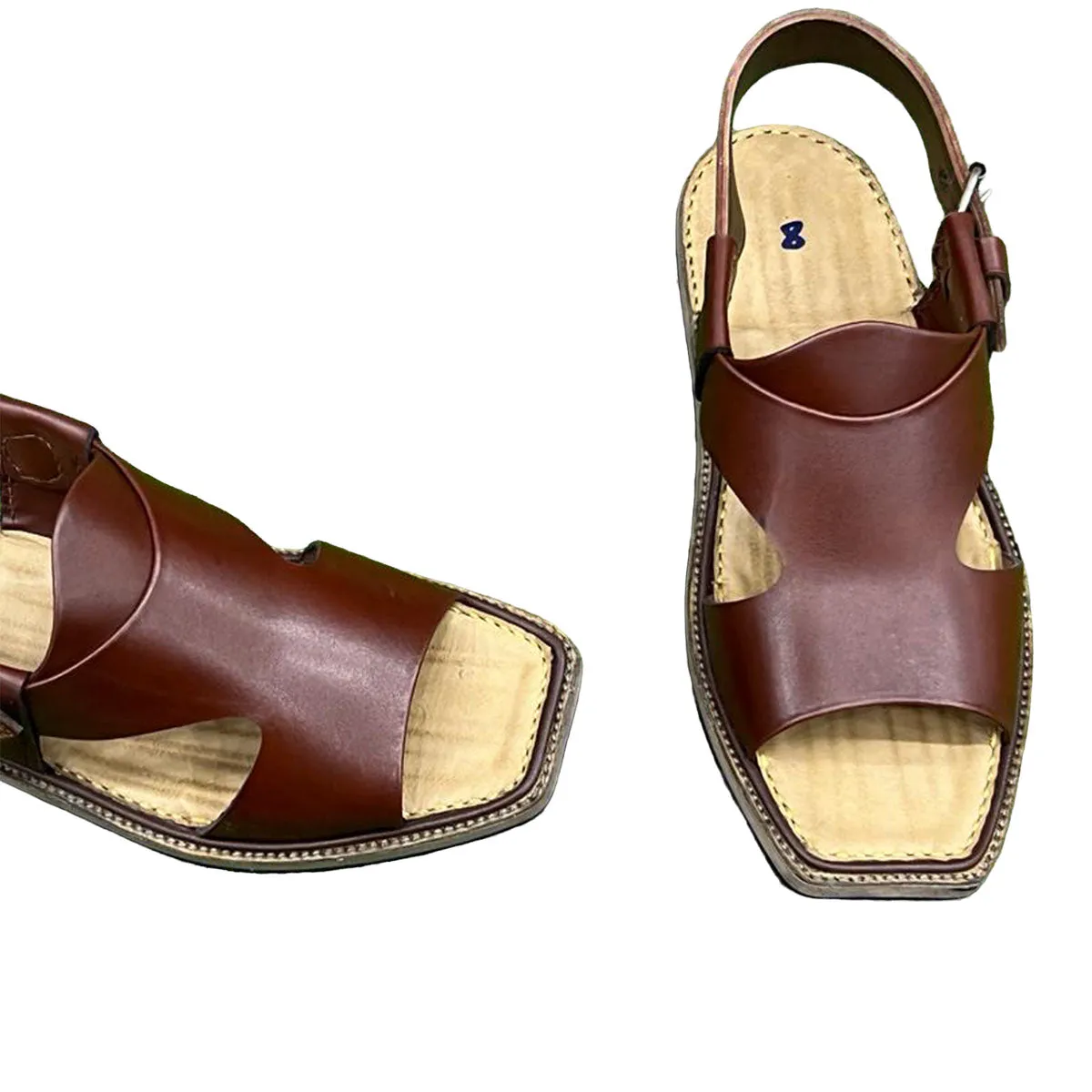 Authentic Men's Peshawari Sandals | Handcrafted Comfort Nk-021