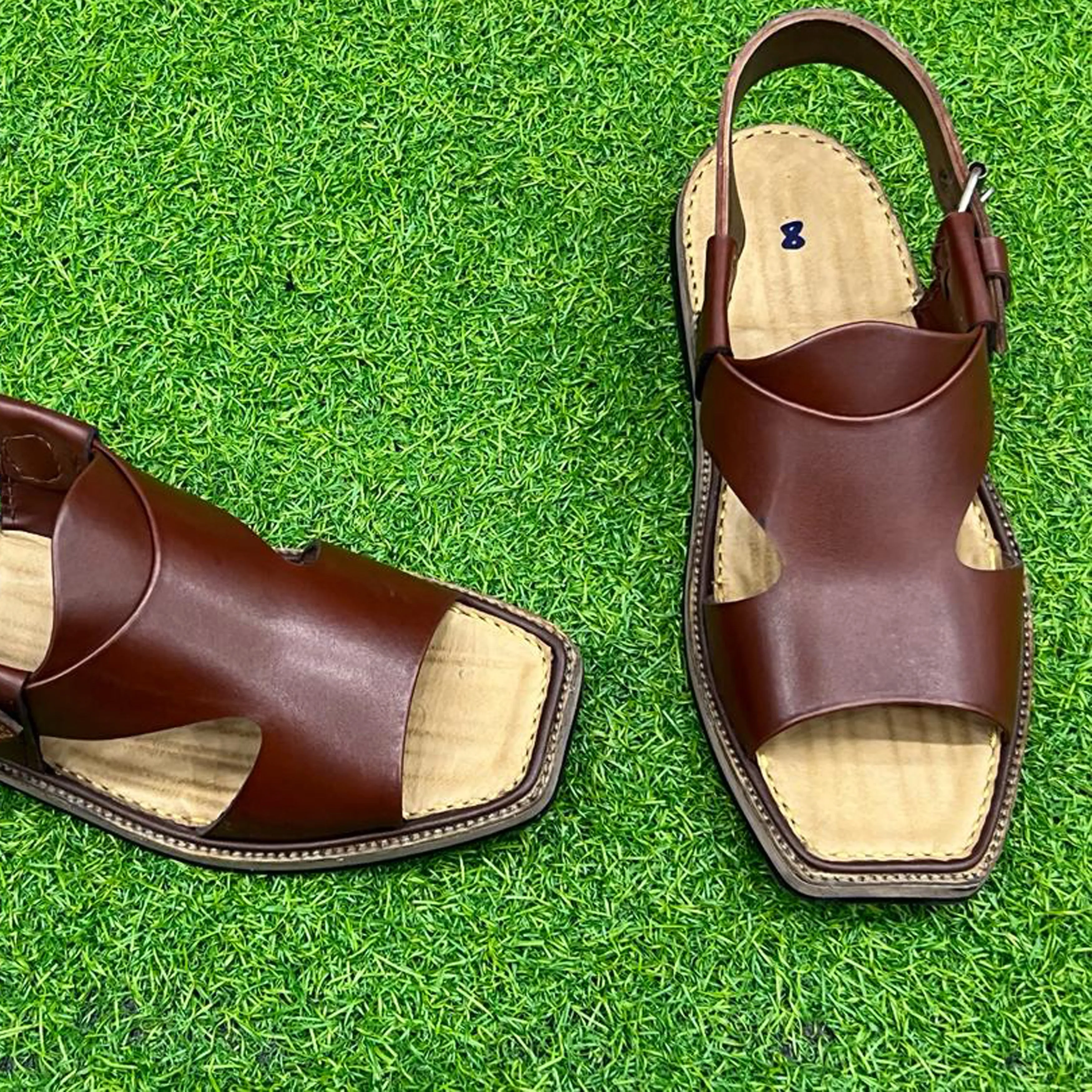 Authentic Men's Peshawari Sandals | Handcrafted Comfort Nk-021