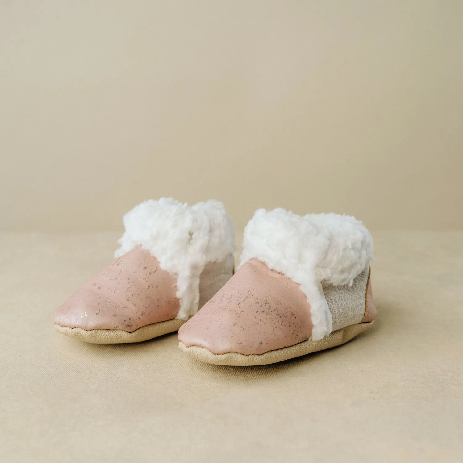 Baby Cork Bootie - Rose Gold