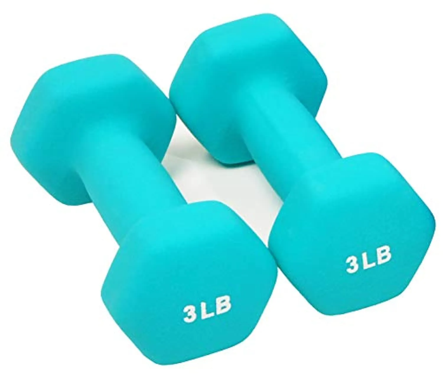 BalanceFrom Colored Neoprene Coated Dumbbell Set with Stand