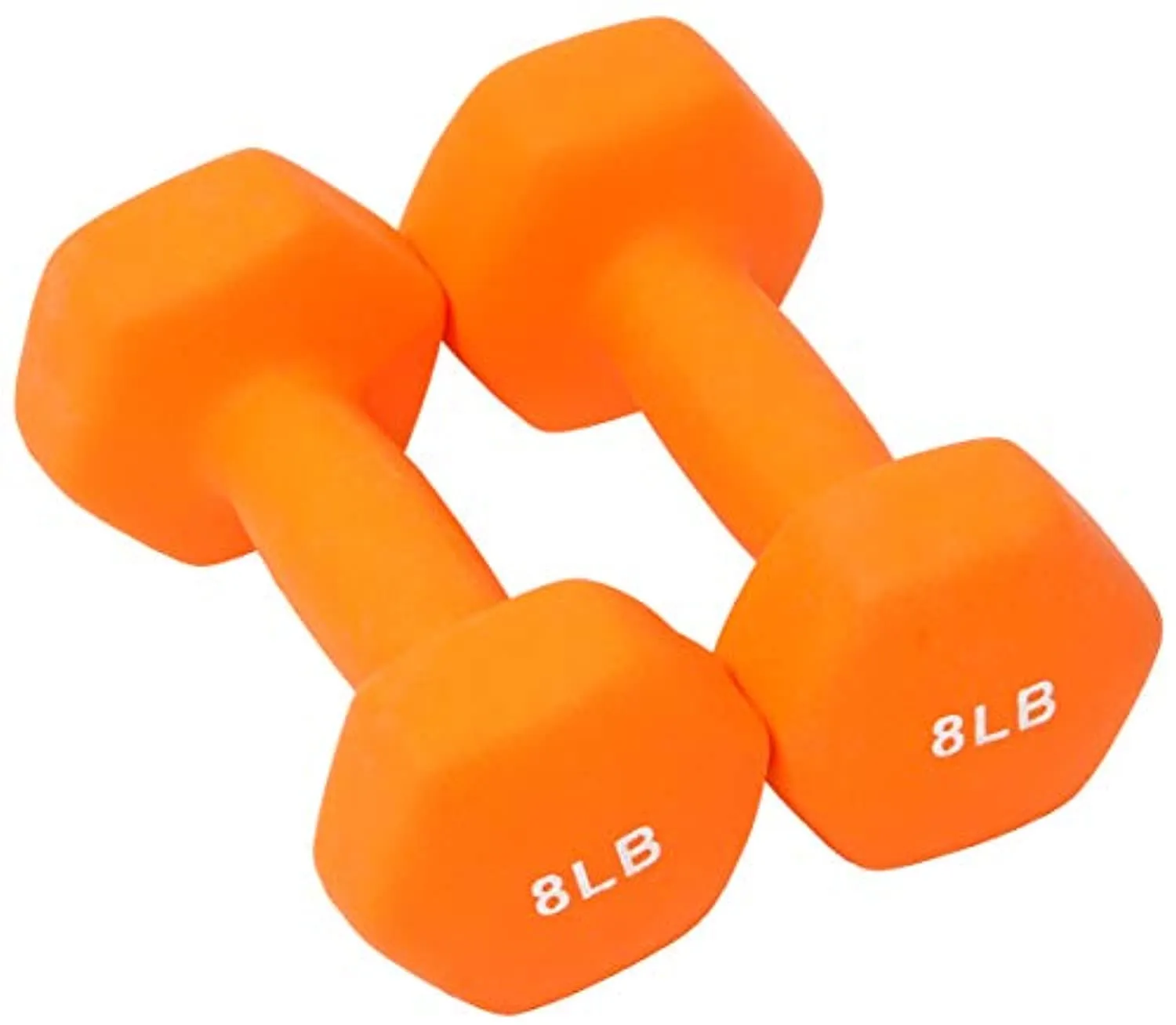 BalanceFrom Colored Neoprene Coated Dumbbell Set with Stand