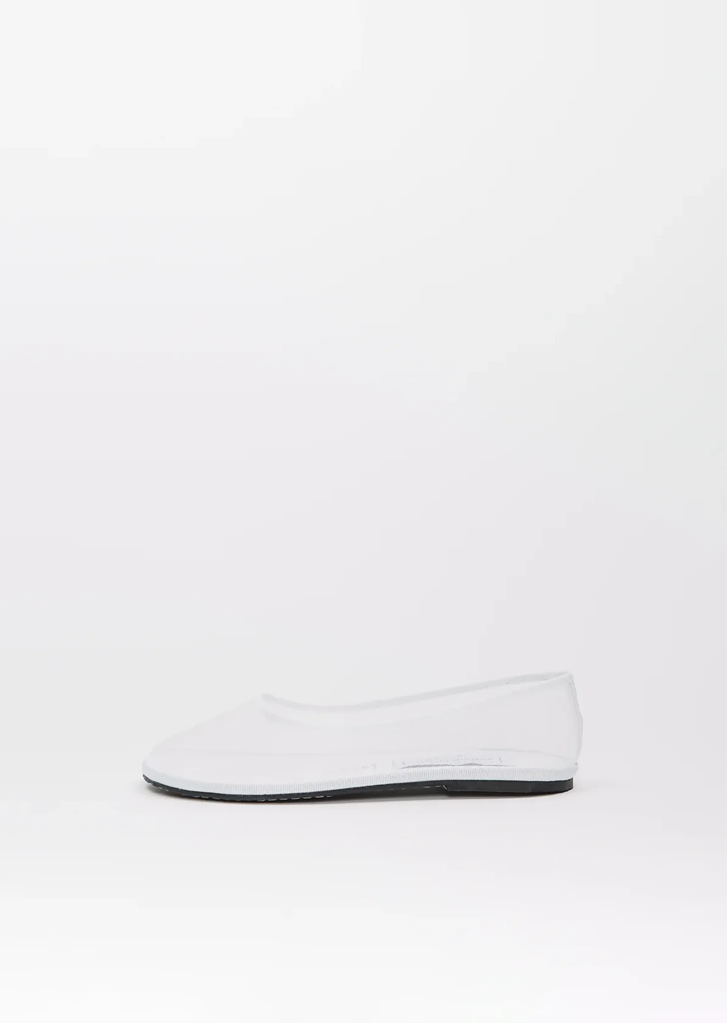 Ballet Round Mesh Ness — White