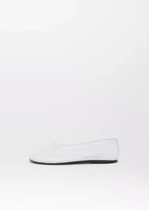 Ballet Round Mesh Ness — White