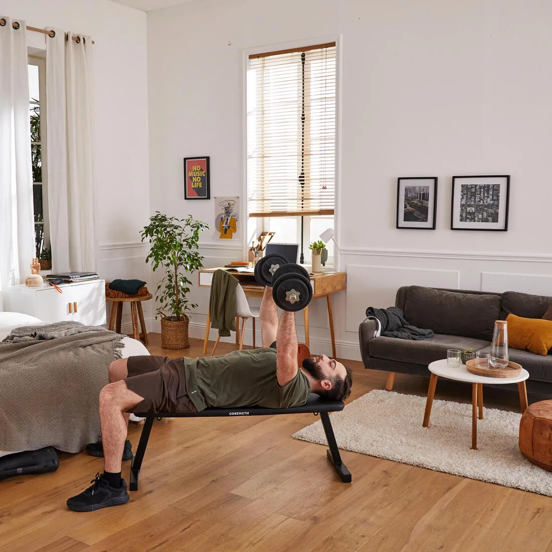 Banc de musculation pliable - bench 100