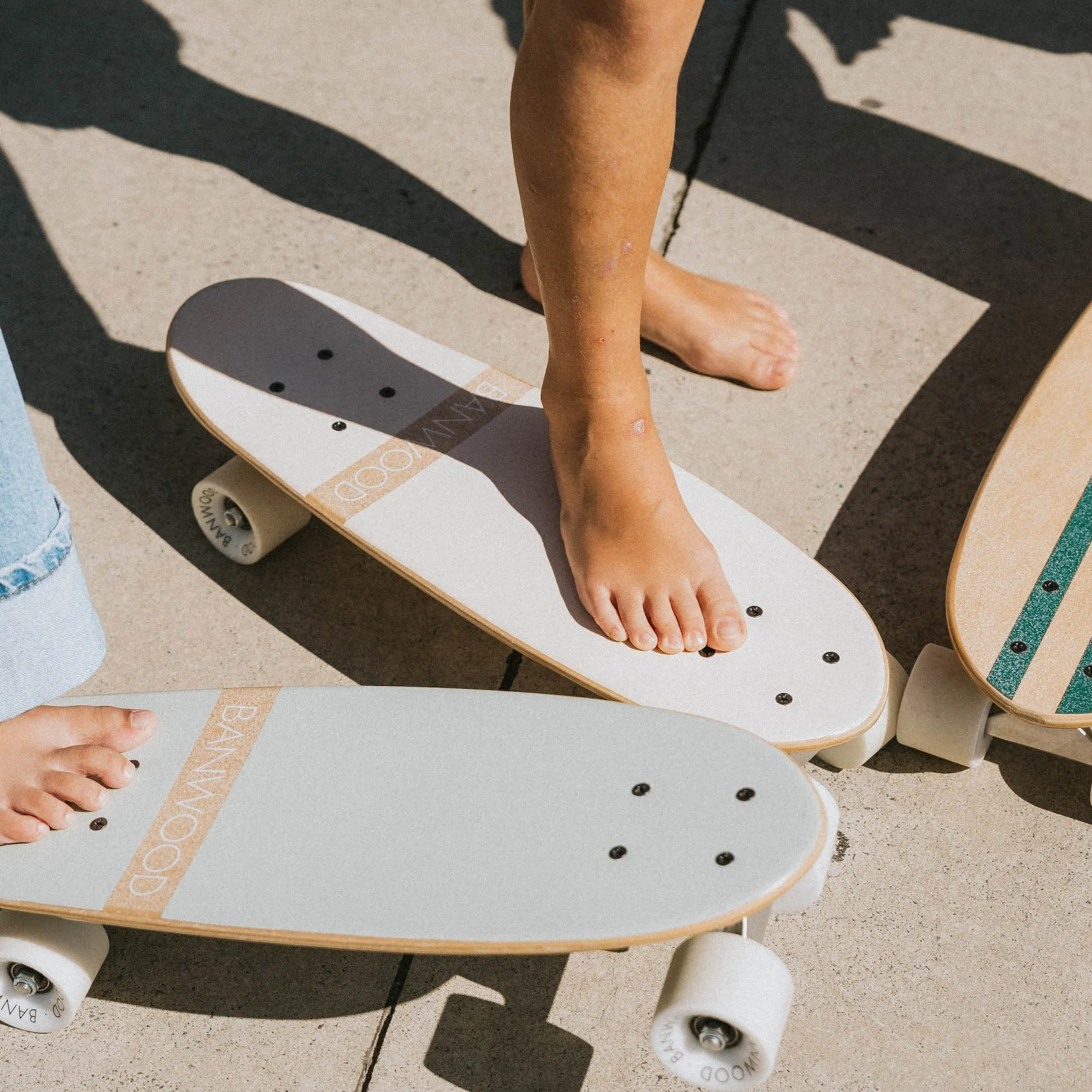 Banwood Kids Skateboard (Cream)