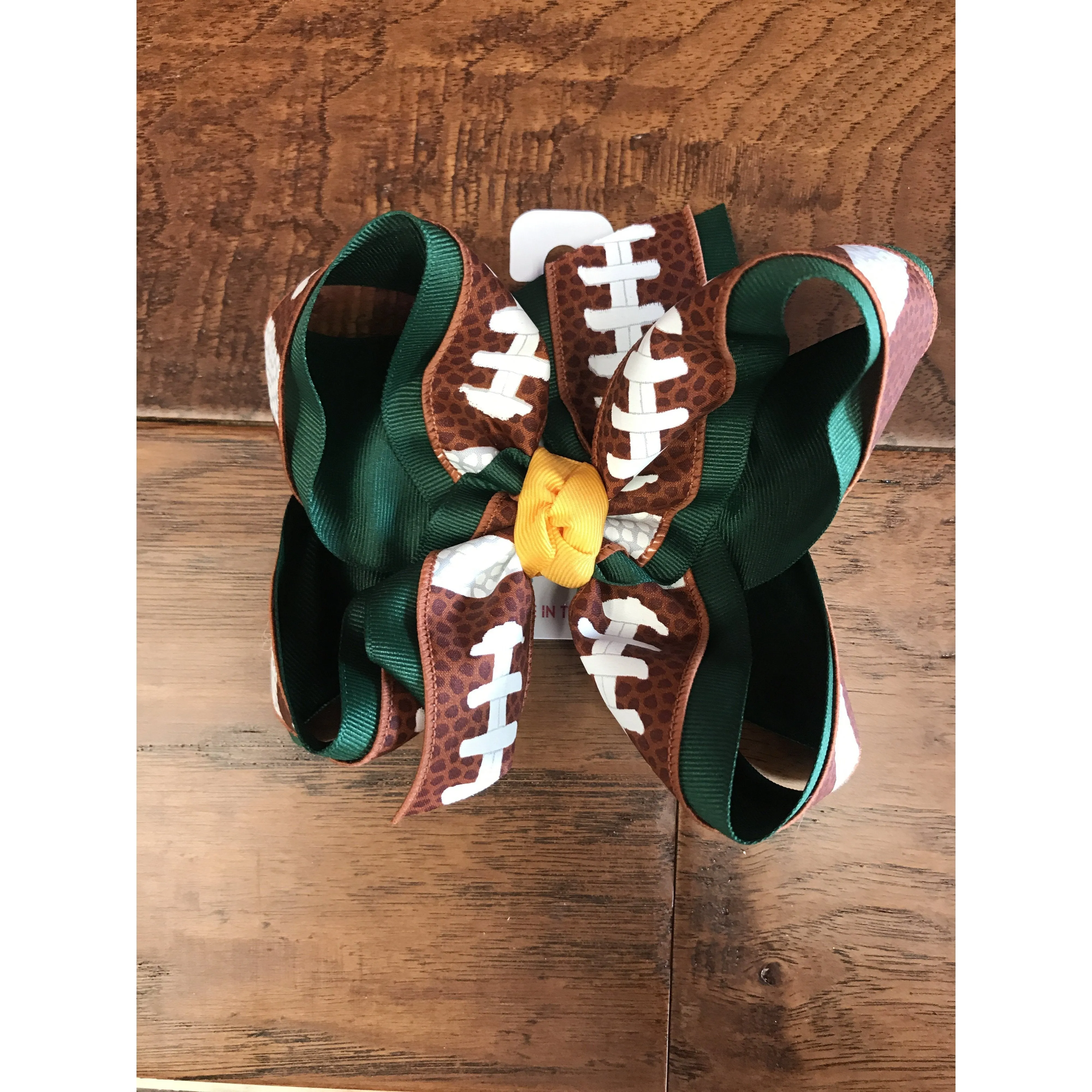Beyond Creations Bow DBKEE w/Knot Football on French Clip