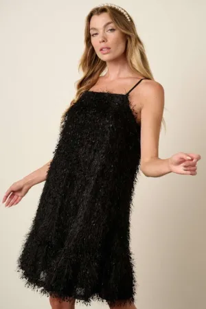 Birds of a Feather Dress in Black