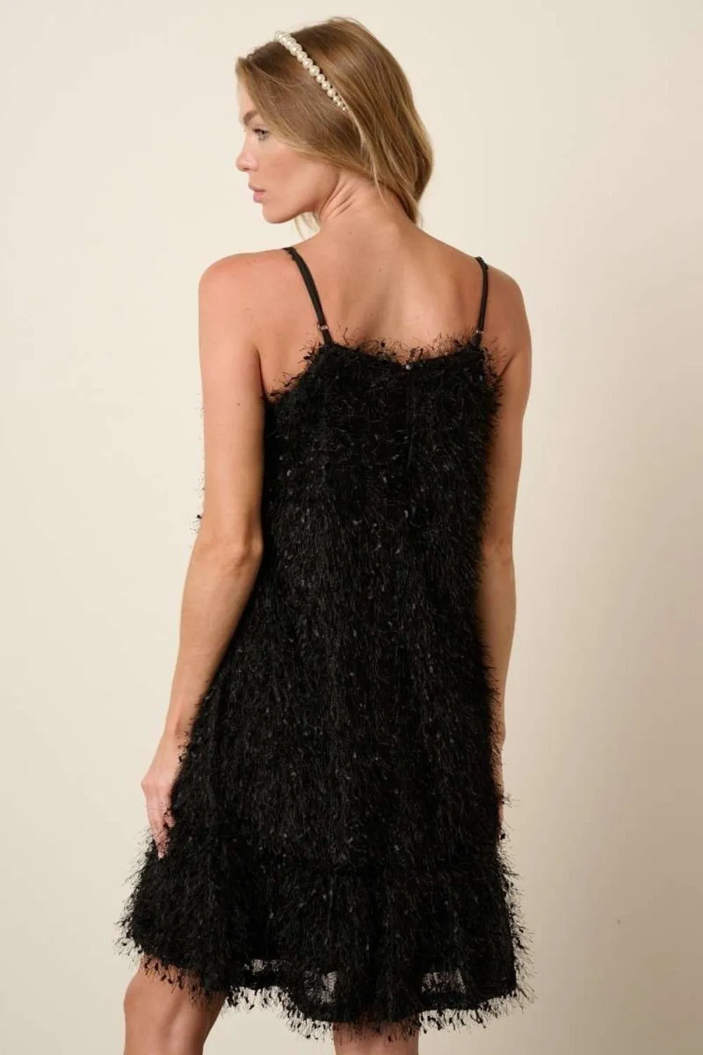 Birds of a Feather Dress in Black
