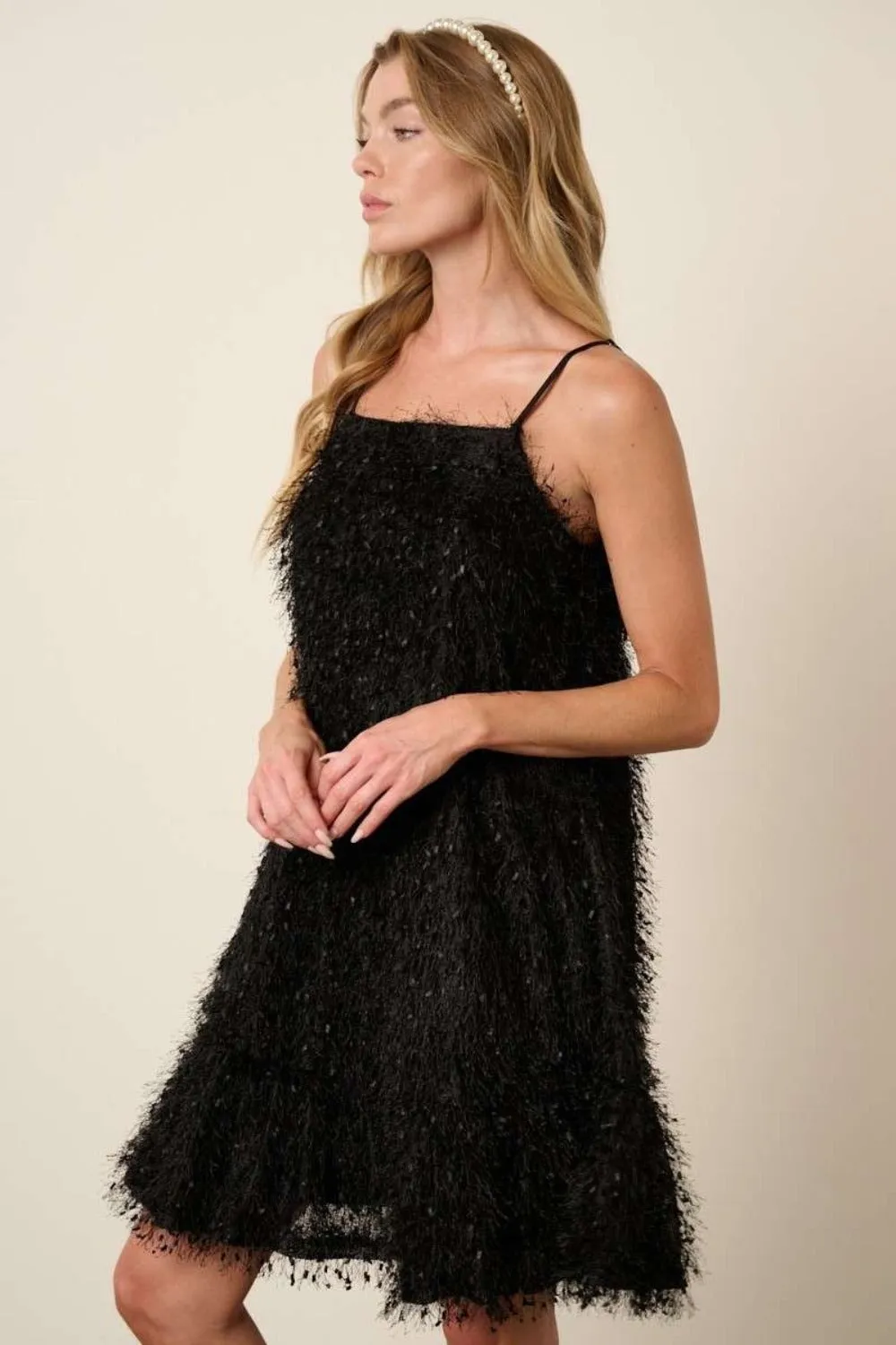 Birds of a Feather Dress in Black