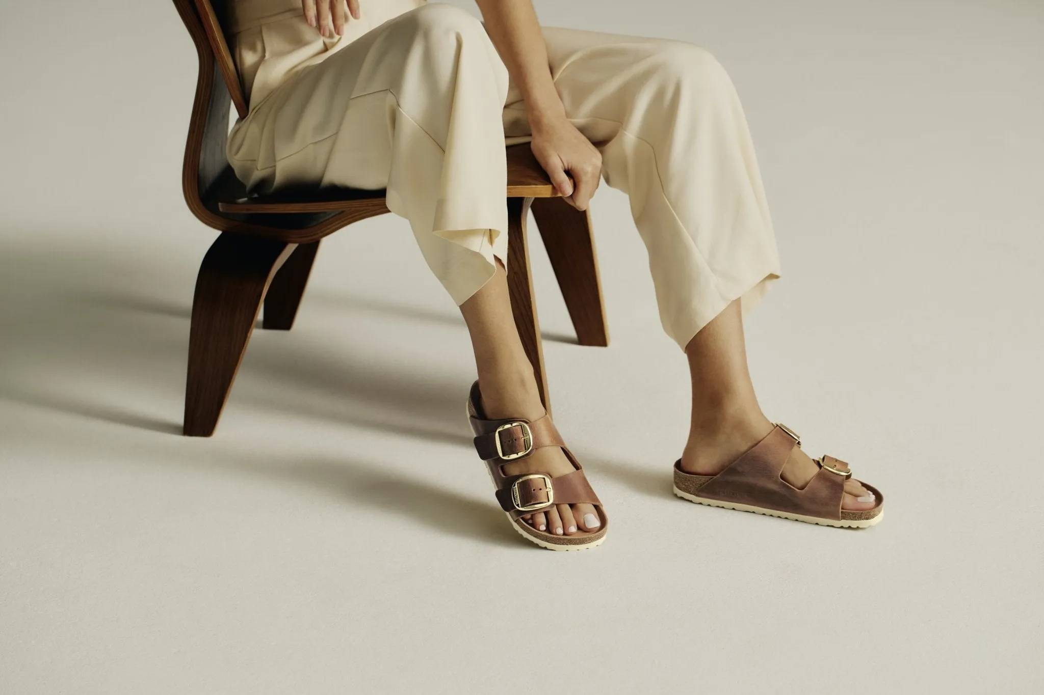 Birkenstock Arizona Big Buckle Sandals - Cognac Oiled Leather | Comfortable Cork Footbed