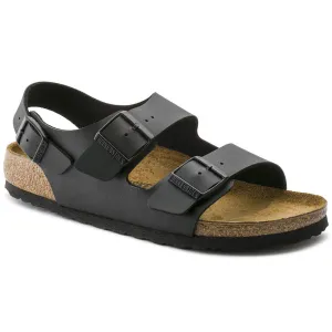 Birkenstock Unisex Milano Birko-Flor Sandal - Black