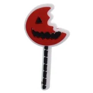 Bitten Pumpkin Lolly Shoe Charm