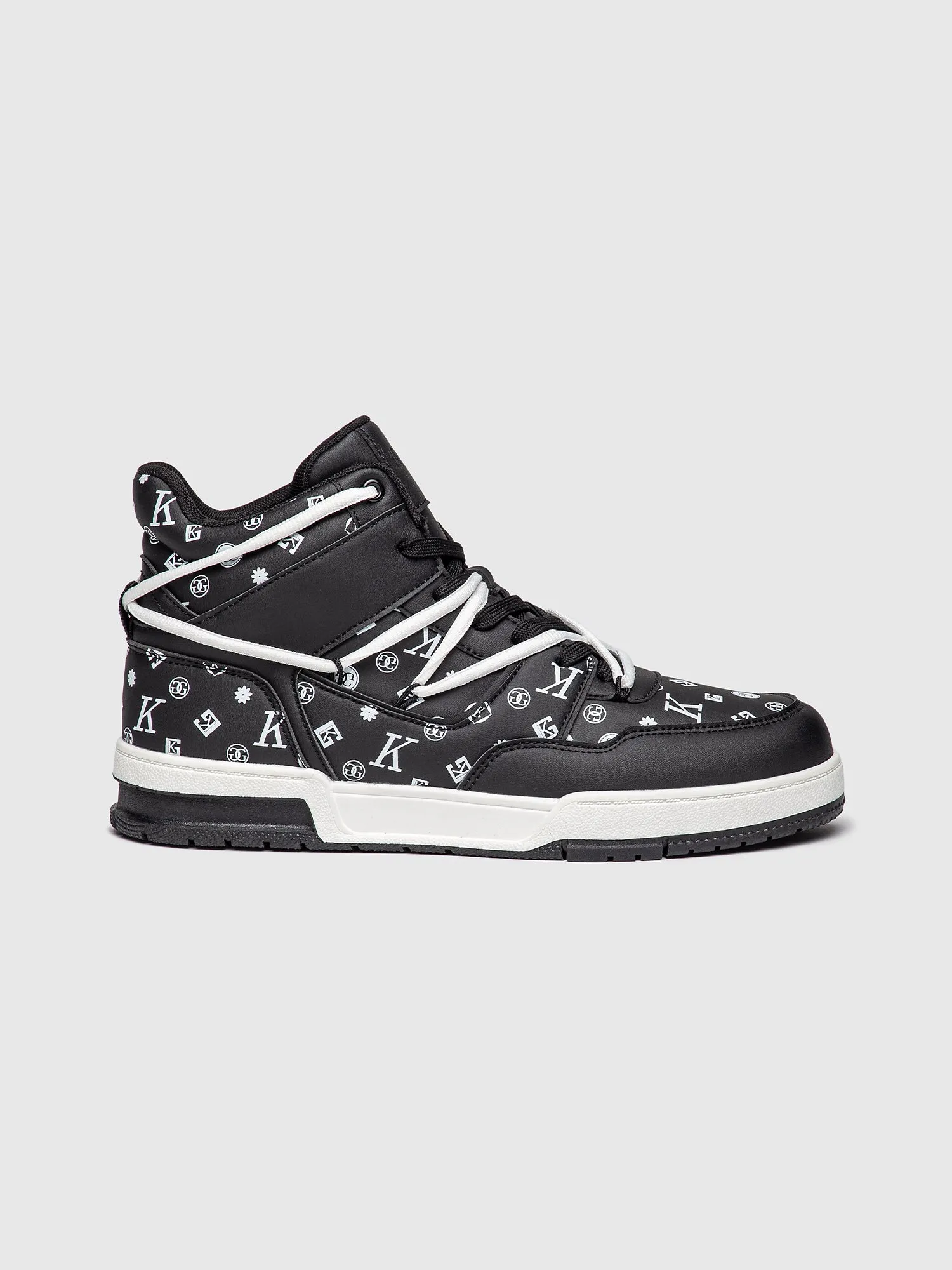 Black Logomania High Sneakers