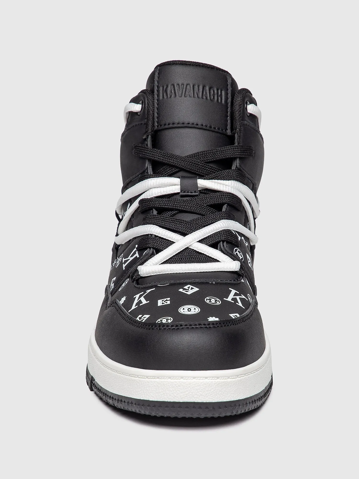 Black Logomania High Sneakers