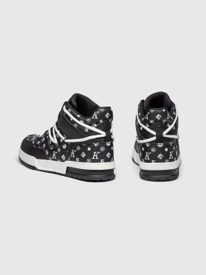 Black Logomania High Sneakers