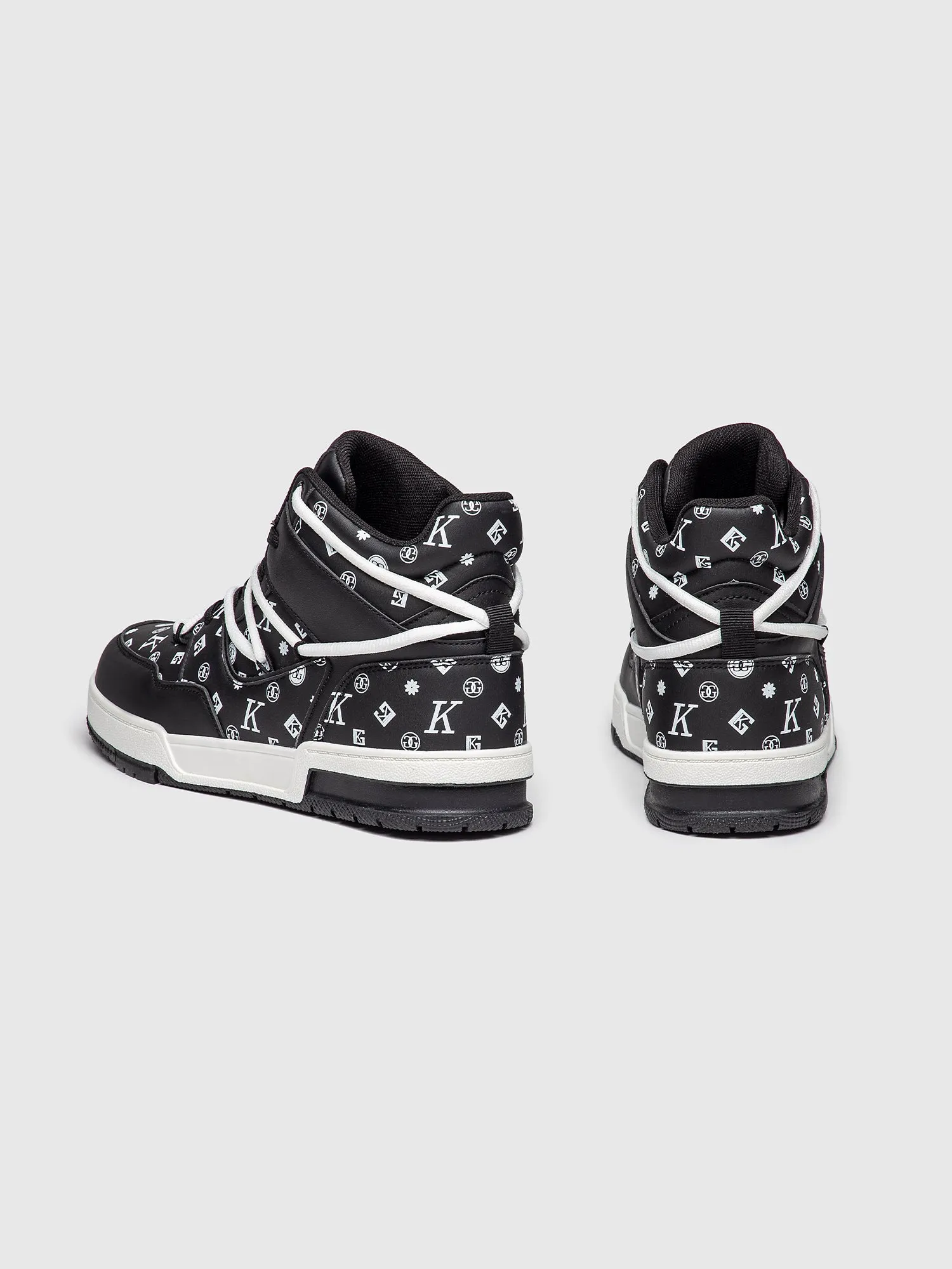 Black Logomania High Sneakers